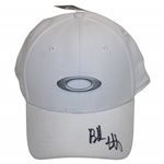 Bubba Watson Signed White Oakley Hat JSA ALOA