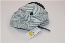 Masters Tournament Logo Green & White Striped Hat