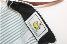 Masters Tournament Logo Green & White Striped Hat