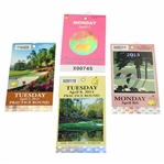 2000, 2012, 2013 & 2014 Masters Tournament Practice Round Tickets