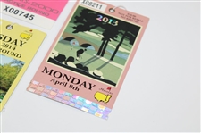 2000, 2012, 2013 & 2014 Masters Tournament Practice Round Tickets
