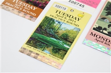 2000, 2012, 2013 & 2014 Masters Tournament Practice Round Tickets