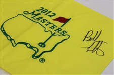 Bubba Watson Signed 2012 Masters Tournament Embroidered Flag JSA ALOA