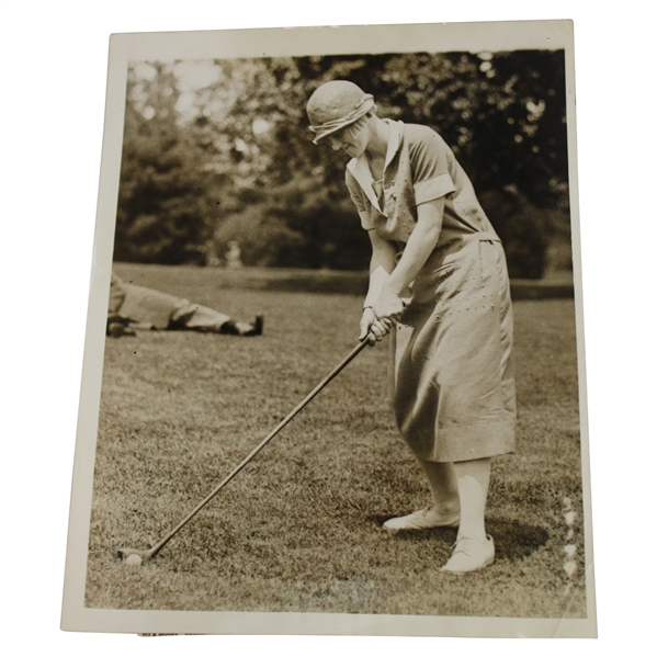 1925 Maureen Orcutt Seventeen Year Old Ladies Golf Champion Early Photo
