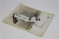 1960 Jimmy Nichols 'Famous One-Armed Golfer' Incredible Action Photo
