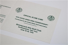 1994 & 1995 Unused Official US Open Scorecards