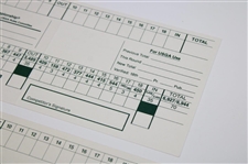 1994 & 1995 Unused Official US Open Scorecards