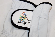 John Daly's Signed Personal 'The Lion' Logo Left-Handed White Golf Glove JSA ALOA