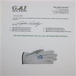 John Daly's Signed Personal 'The Lion' Logo Left-Handed White Golf Glove JSA ALOA