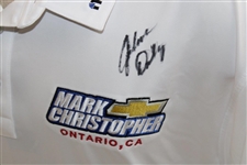 John Daly Signed Personal Straight Down White Performance 3XL Shirt w/Sponsors JSA ALOA