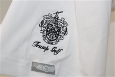 John Daly Signed Personal Straight Down White Performance 3XL Shirt w/Sponsors JSA ALOA