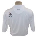 John Daly Signed Personal Straight Down White Performance 3XL Shirt w/Sponsors JSA ALOA