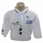 John Daly Signed Personal Straight Down White Performance 3XL Shirt w/Sponsors JSA ALOA