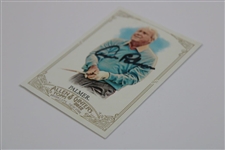 Arnold Palmer Signed 2012 Topps Allen and Ginter Golf Card JSA #P57615