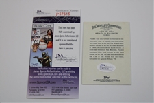 Arnold Palmer Signed 2012 Topps Allen and Ginter Golf Card JSA #P57615