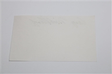 Cary Middlecoff Signed Index Card JSA ALOA