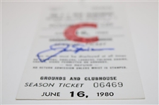Jack Nicklaus Signed 1980 US Open at Baltusrol June 16th Play-Off Ticket #06469 JSA ALOA