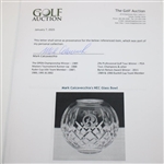 Mark Calcavecchia's NEC Waterford Glass Bowl
