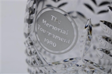 Mark Calcavecchia's 1990 Memorial Tournament Waterford Glass Vase