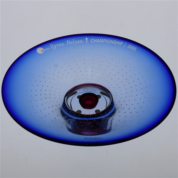 Mark Calcavecchias 2005 Byron Nelson Championship Glass Tray