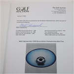 Mark Calcavecchia's 2005 Byron Nelson Championship Glass Tray