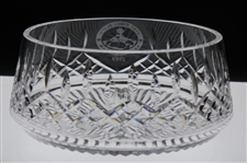Mark Calcavecchia's 1989 Pebble Beach Pro-Am Waterford Glass Bowl
