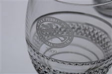 Mark Calcavecchia's Two (2) 2009 Pebble Beach Pro-Am Waterford Wine Glasses