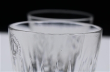 Mark Calcavecchia's Two (2) 2007 Memorial Tournament Waterford Shot Glasses