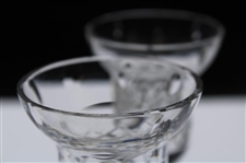 Mark Calcavecchia's Two (2) 1994 Memorial Tournament Waterford Glass Candlestick Holders