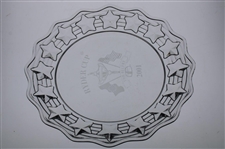 Mark Calcavecchia's 2001 Ryder Cup at The Belfry Tiffany & Co. Glass Tray