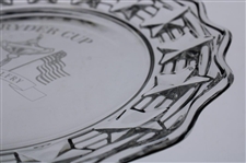 Mark Calcavecchia's 2001 Ryder Cup at The Belfry Tiffany & Co. Glass Tray