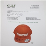 John Daly & John Daly Jr Signed Hooters Hat - Daly Collection JSA ALOA