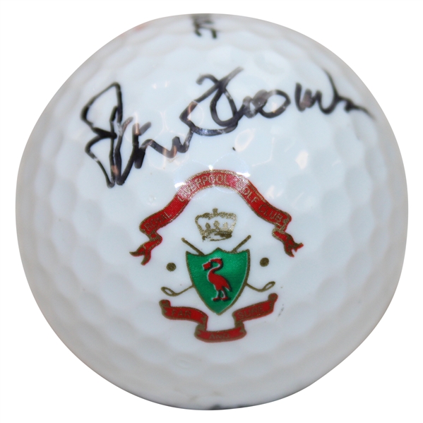 Peter Thomson Signed Royal Liverpool Logo Titleist 2 Golf Ball JSA ALOA