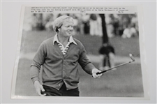 Ten (10) Jack Nicklaus Photos - Trophies, Action, Press, Wire & other