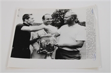 Ten (10) Jack Nicklaus Photos - Trophies, Action, Press, Wire & other