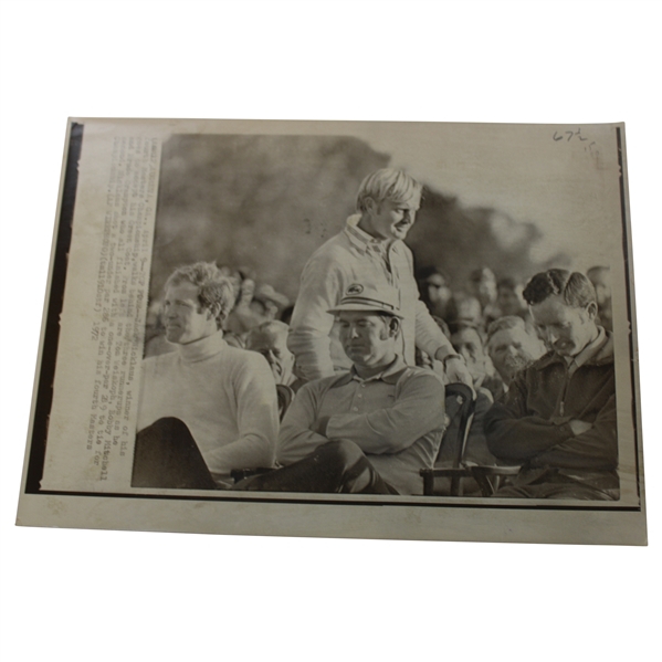 Jack Nicklaus 1972 Masters Win 8X11 Wire Photo