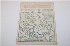 Jack Nicklaus Signed 1966 Masters Tournament Friday Pairing Sheet JSA ALOA