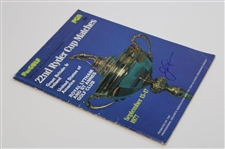 Jack Nicklaus Signed 1977 Ryder Cup at Royal Lytham & St. Annes GC Souvenir Program JSA ALOA