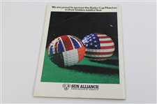 Jack Nicklaus Signed 1977 Ryder Cup at Royal Lytham & St. Annes GC Souvenir Program JSA ALOA