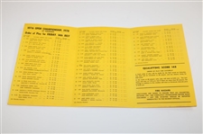 Jack Nicklaus Signed 1978 The Open at St. Andrews Friday Order of Play Booklet JSA ALOA
