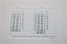Jack Nicklaus Signed Augusta National Golf Club Scorecard JSA ALOA