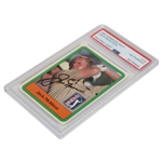 Jack Nicklaus Signed 1981 Donruss Golf Card #13 PSA/DNA Authentic
