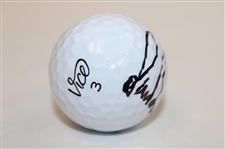 Sam Burns Signed Vice 3 Drive Logo Golf Ball JSA ALOA