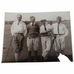 Bobby Jones, Stewart Maiden, Jock Hutchison & Robert Gardner Original Photo 