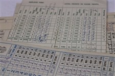 Lot of Thirty Seven (37) Scorecards from the 1950s