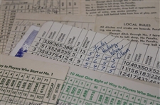 Lot of Thirty Seven (37) Scorecards from the 1950s