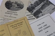 Lot of Thirty Seven (37) Scorecards from the 1950s