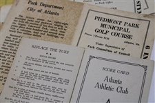 Lot of Twenty One (21) Unused Scorecards From Courses in Georgia 