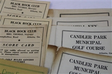 Lot of Twenty One (21) Unused Scorecards From Courses in Georgia 