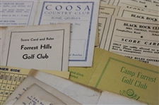 Lot of Twenty One (21) Unused Scorecards From Courses in Georgia 